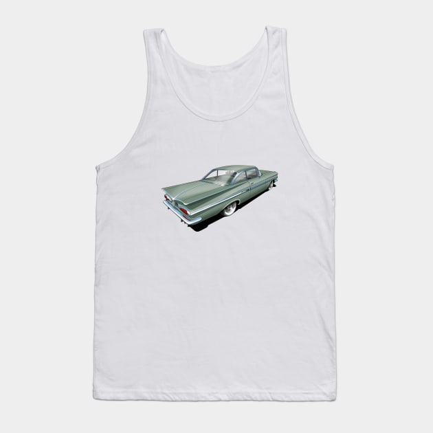 1959 Chevrolet Impala in Aspen Green Tank Top by candcretro